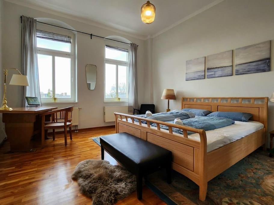 4 Raum Wohnung Mit Balkon Auf 120Sqm In Top Lage Dresda Exterior foto